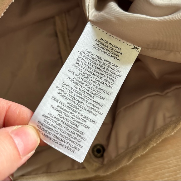 Lauren Ralph Lauren Diamond-Quilted Mockneck Jacket in Birch, Large - Picture 13 of 15